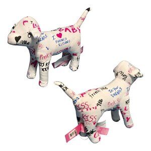 Victoria's Secret Pink Graffiti Dog 'I Love French Kissing' Limited Editon, 7"
